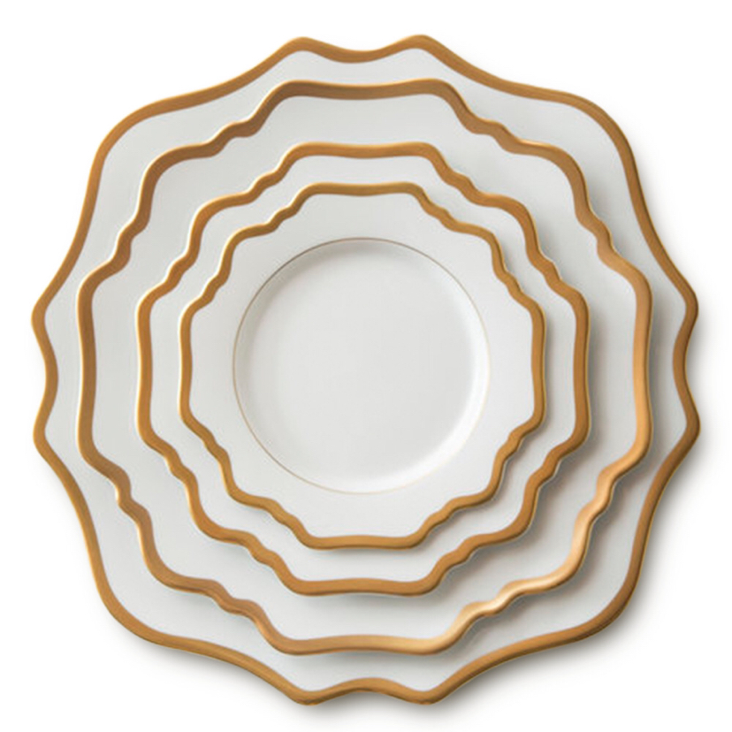 Ceramic Bone China Western Plate Daily Necessities Gift Sunflower Affordable Luxury Hotel Table Setting
