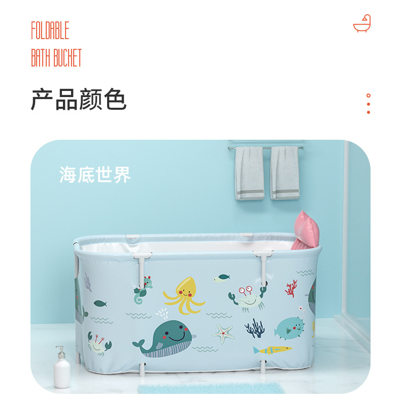Bath tub Adult folding bath tub Bath tub heating bath tub artifact household tub full bath tub one piece shipped