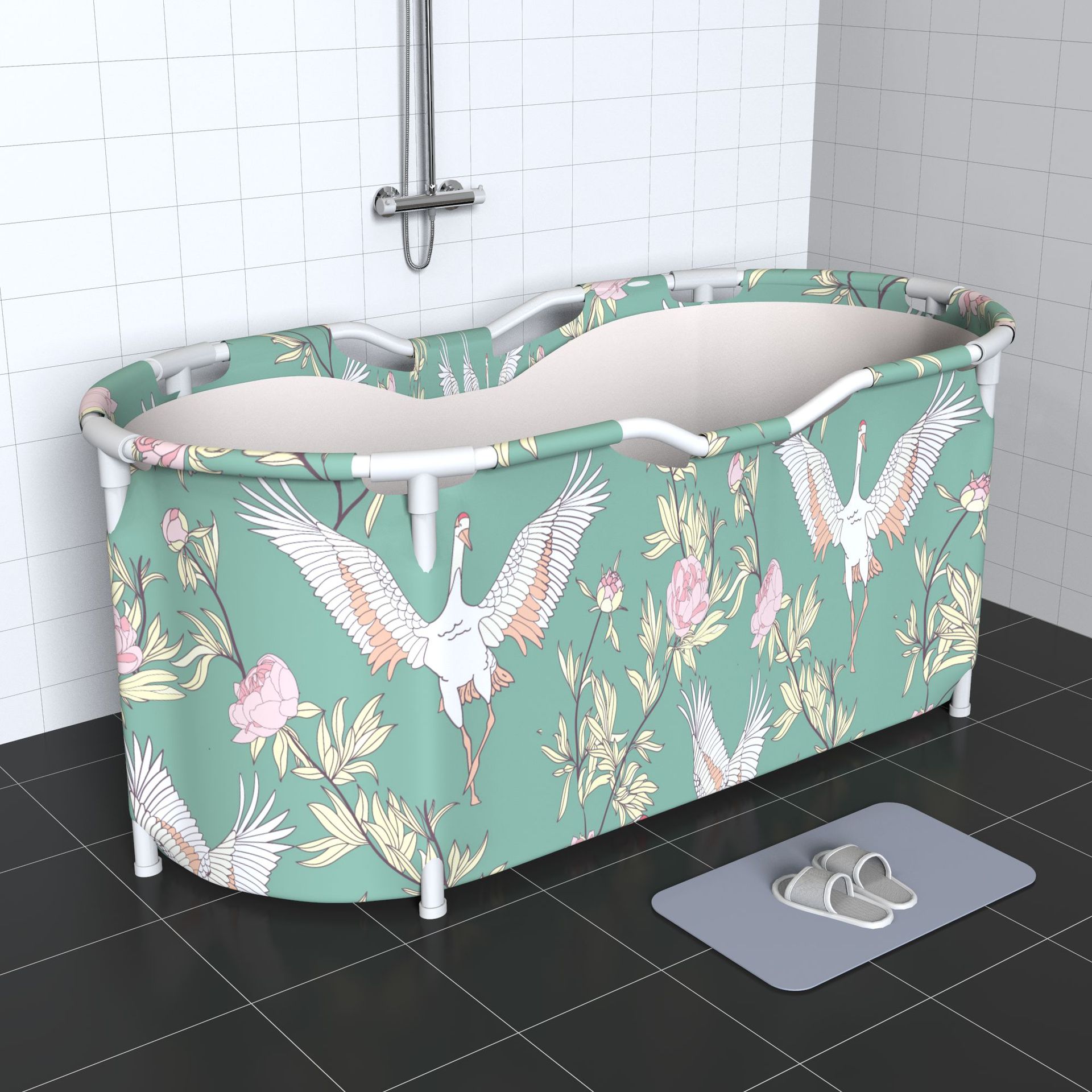 Bath tub adult folding household artifact bath tub adult thickening xl full bath tub