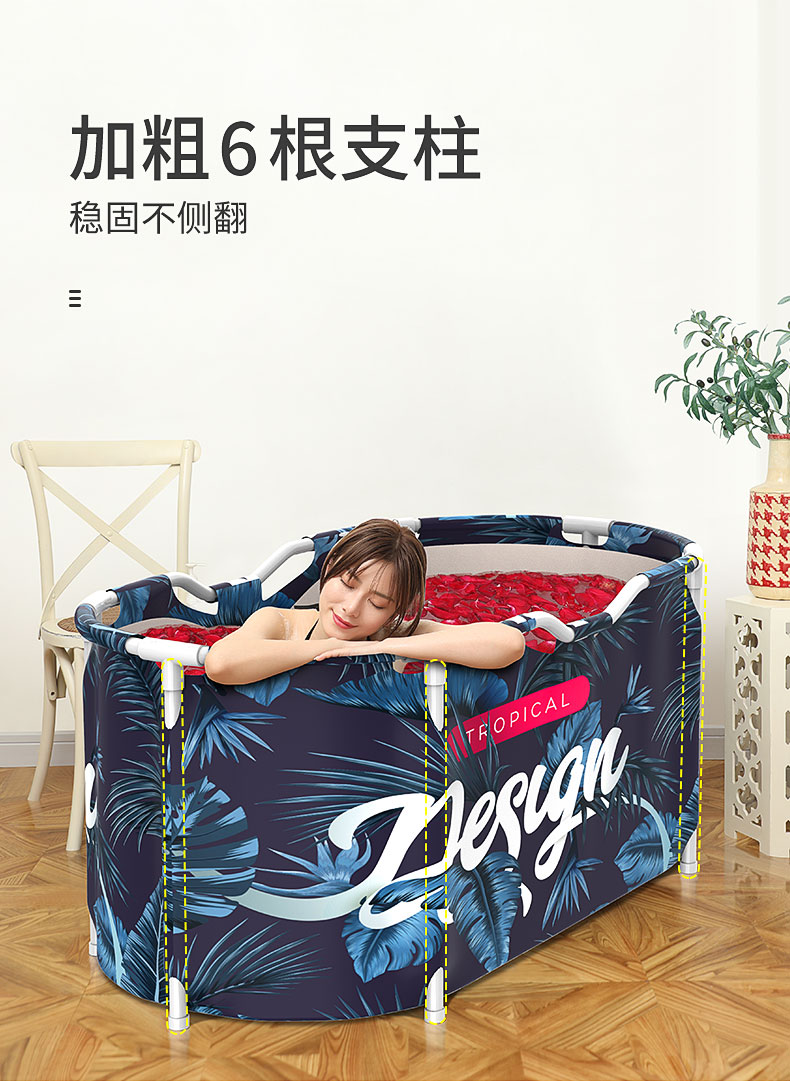 Bath tub adult folding bath tub Household bath artifact Bath tub bath tub child adult full body bath tub