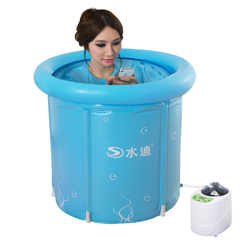 Spot Large and small folding bath tub adult bath tub plastic bath tub