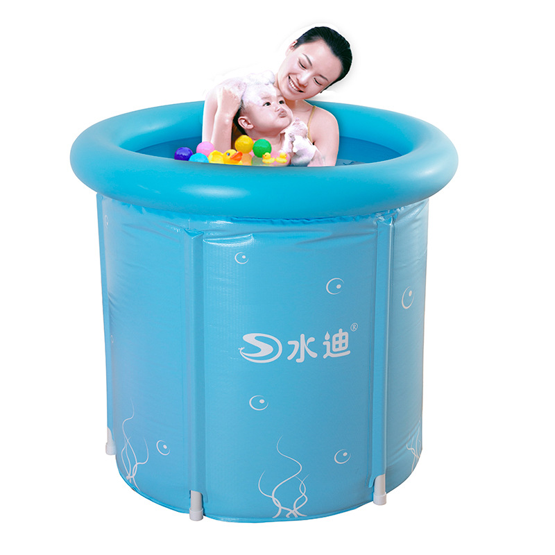 Spot Large and small folding bath tub adult bath tub plastic bath tub