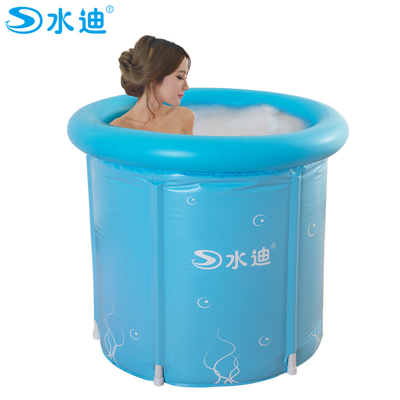 Spot Large and small folding bath tub adult bath tub plastic bath tub