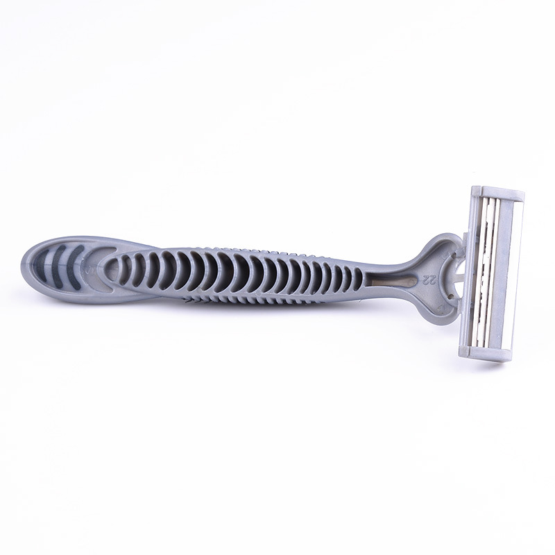 Max Factory Direct Men&#039;s Disposable Manual Shaver Three-Layer Scraper Stainless Steel Old-Fashioned Razor New