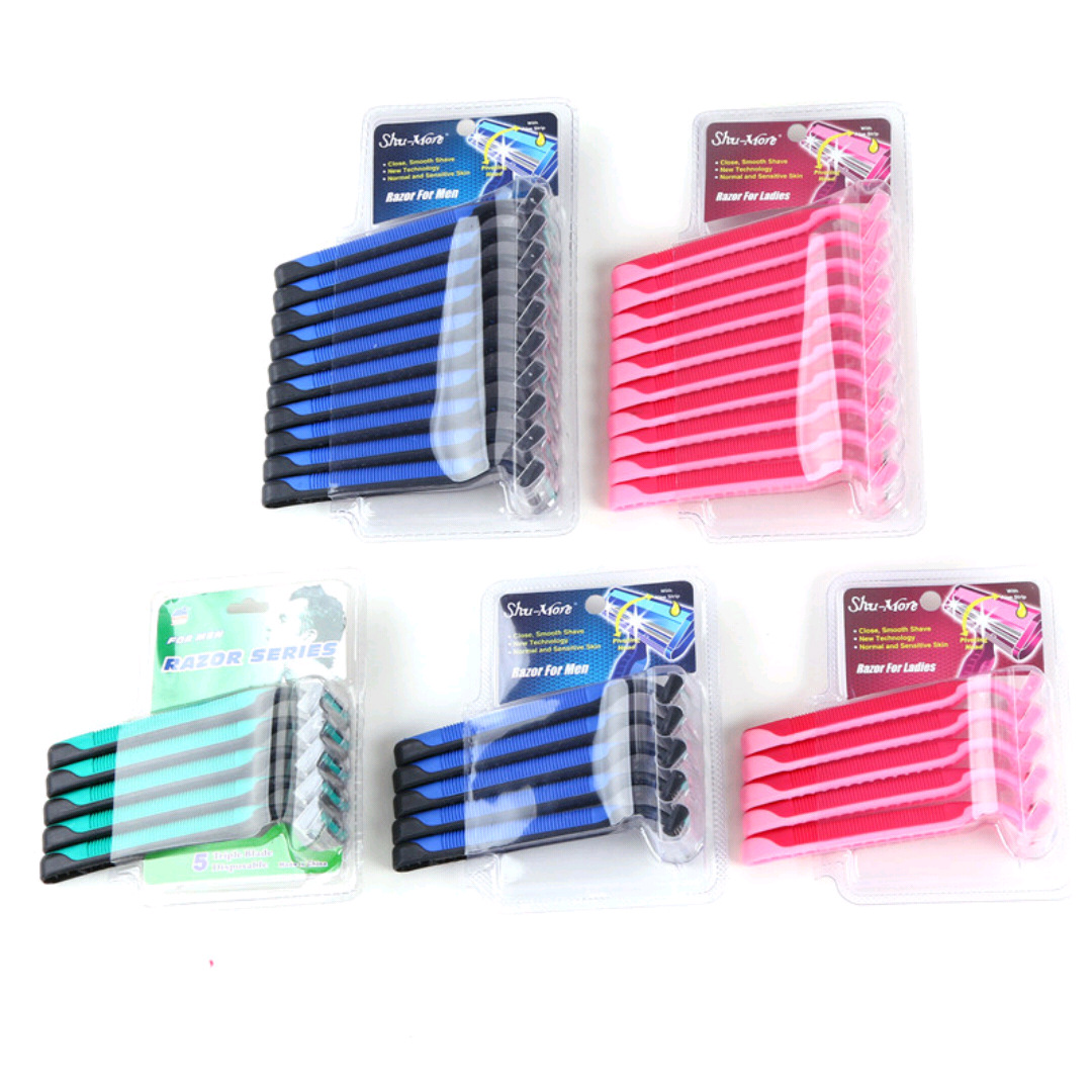 Factory Direct Sales Travel Supplies Disposable Shaver Second Floor Shaver Hair Trimmer Hotel Guest Room Foot Bath
