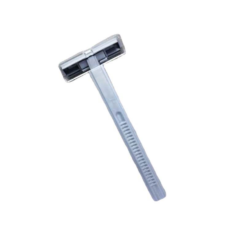 Factory Direct Sales Hotel Disposable Razor Supplies Stainless Steel Disposable Shaver Comfortable Handle Double Blade
