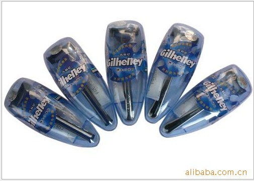 Hotel supplies paid Hotel room shaver disposable shaver gilini 588