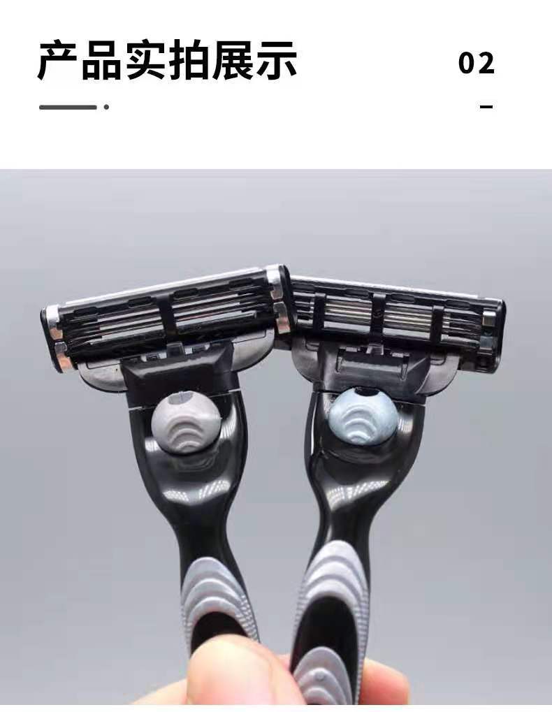 Men's Three-Layer Universal Manual Shaver Knife Rest 3-Layer Series Shaver Factory Wholesale without the Whole Box of Knife Head Men's Three-Layer Universal Manual Shaver Knife Rest 3-Layer Series Shaver Factory Wholesale without the Whole Box of Knife Head