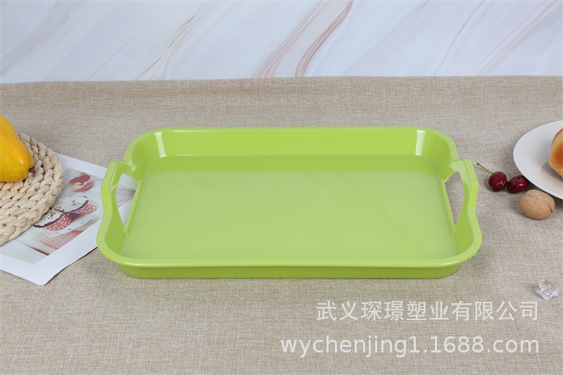 Household multi-functional Imitation Porcelain wholesale tea set tray tableware tray is directly creative environmental protection