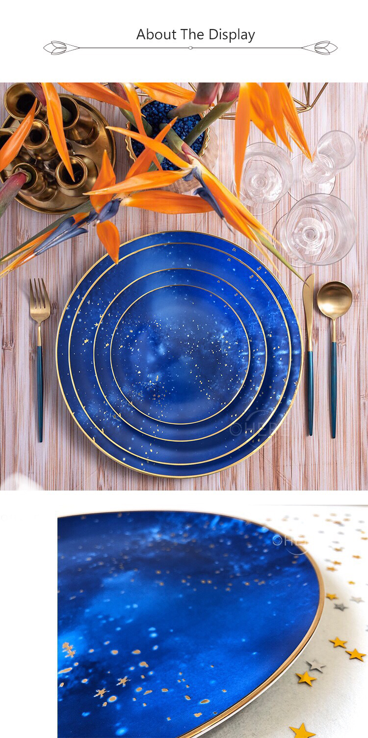 Bone Porcelain Plate High Ceramic Western Food Plate Large Tray Hotel Table Display Tableware Fruit Cake Plate Bone Porcelain Plate High Ceramic Western Food Plate Large Tray Hotel Table Display Tableware Fruit Cake Plate