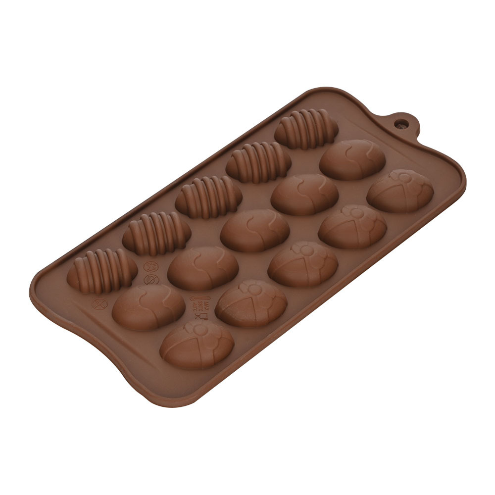 Easter 15 Even Colorful Egg Baking Cake Tool Chocolate Mold Crystal Glue Ice Cube Ice-Making Mold Biscuit