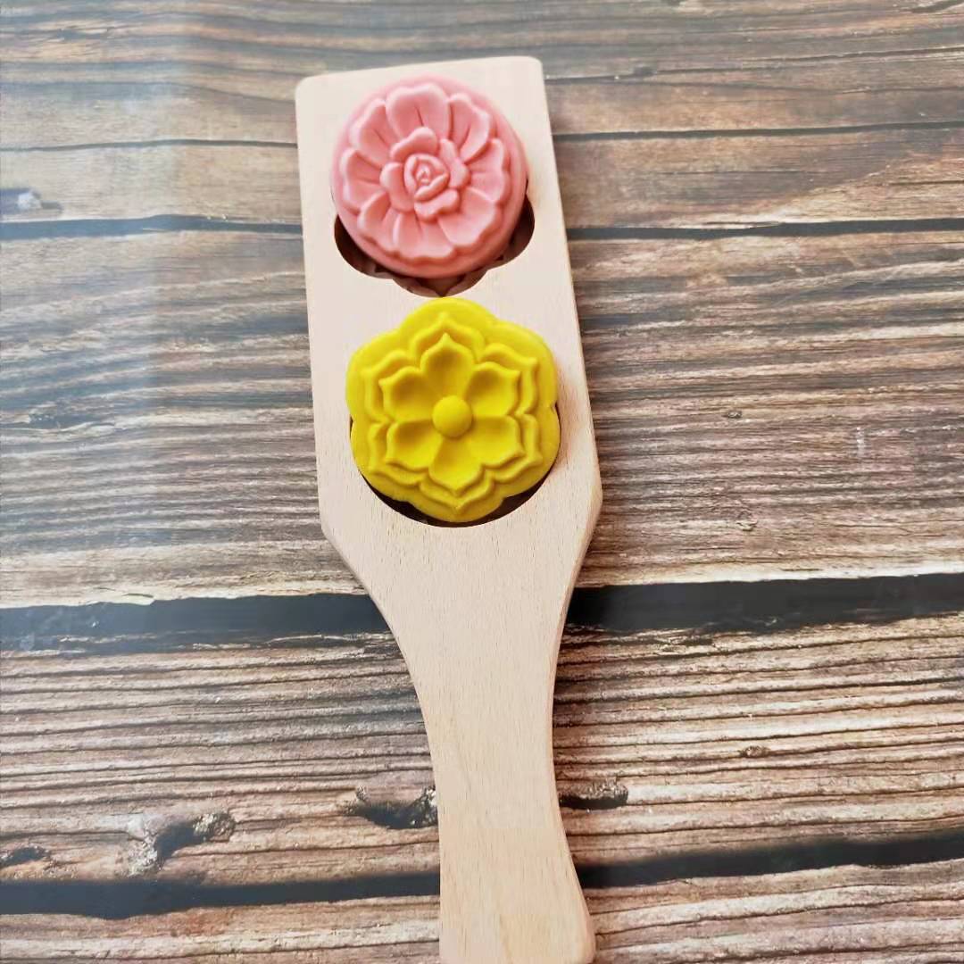 Wooden Snow Skin Mooncake Purple Sweet Potato Mung Bean Yam Pastry Pumpkin Biscuit Green Dumpling Noodle Clip Steamed Bread Mold Factory