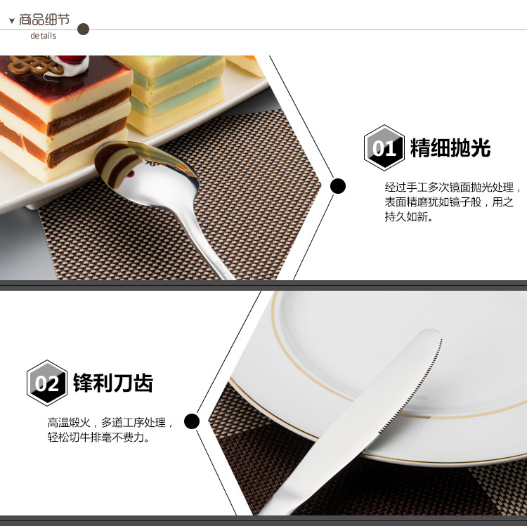 SOURCE Factory Stainless Steel Western Tableware Dinner Fork Dessert Cake Fork Hotel Supplies Steak Fork Tea Fork Gift