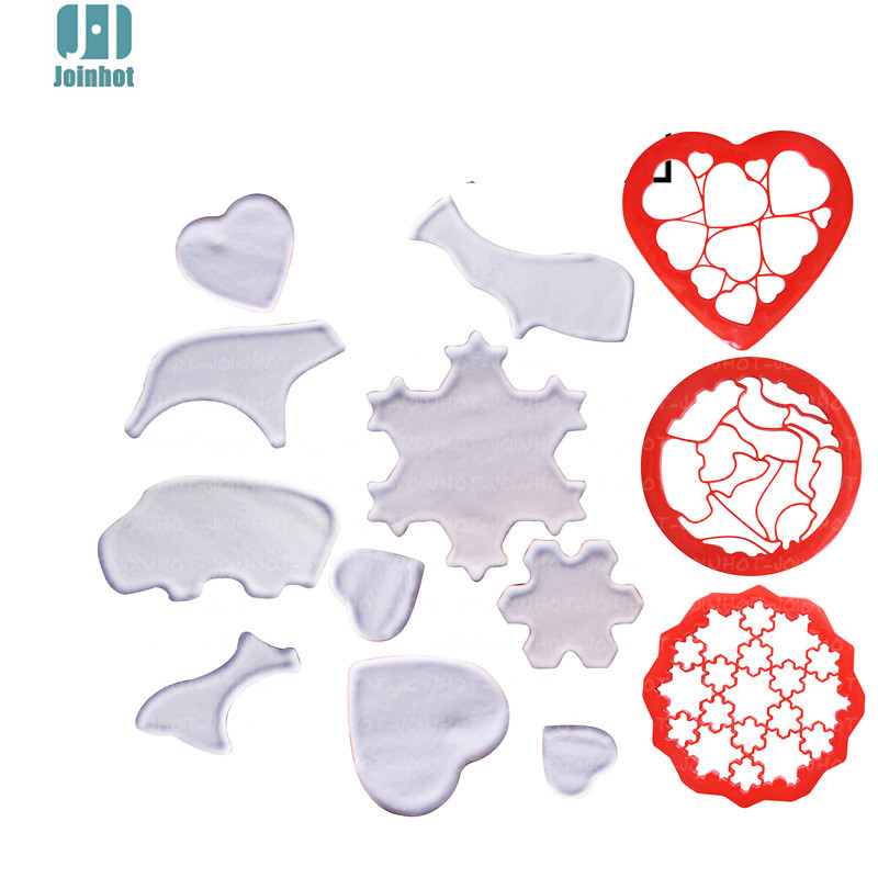 Baking mold multi - biscuit embossing mold at one time can be pressed a number of graphic sugar embossing mold