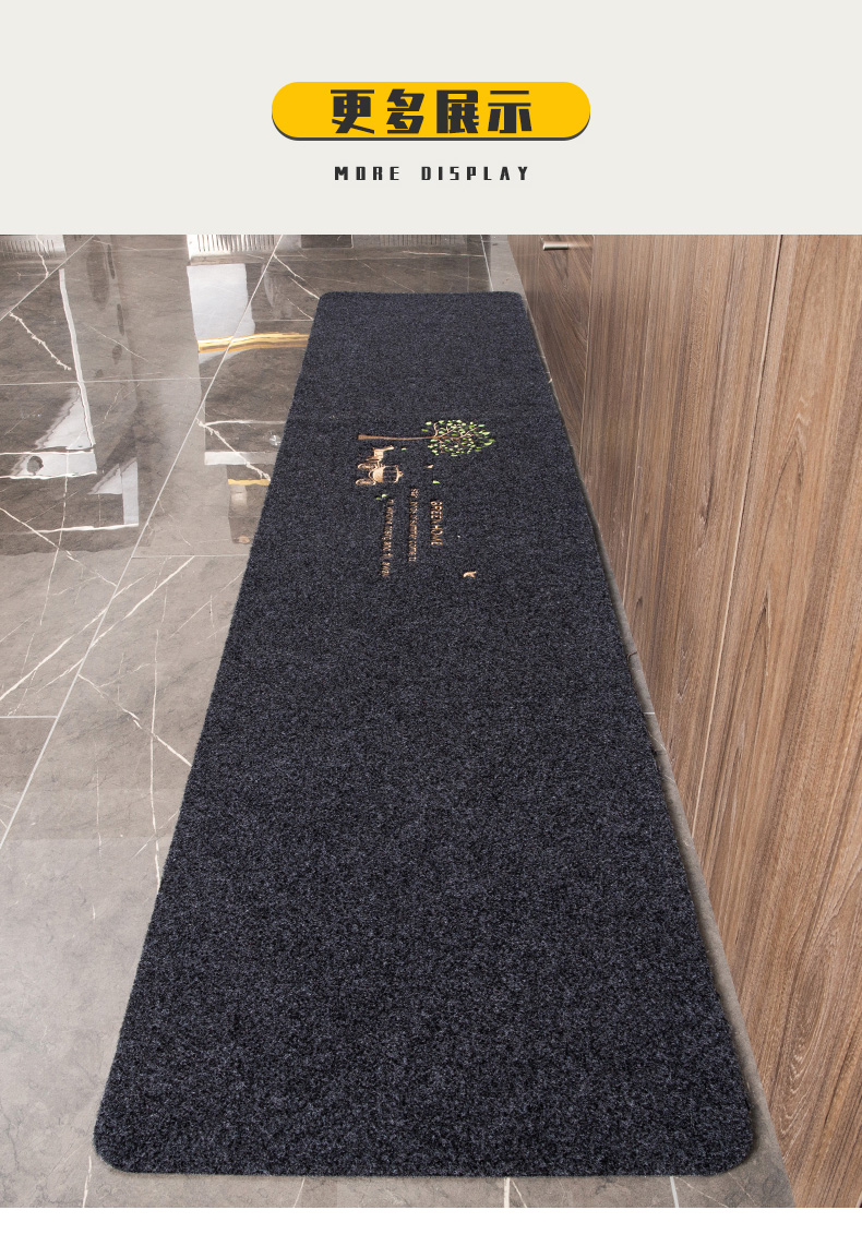 Kitchen Floor Mat Oil-Proof Waterproof Carpet Home Doorway Door Stain-Resistant Non-Slip Mat Door Mat Absorbent Floor Mat Customization