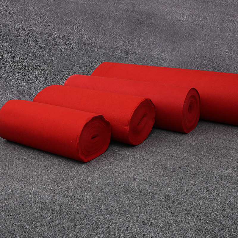 Opening Red Carpet Blue Western Wedding Disposable Carpet Wedding Disposable Red Carpet Flat Exhibition Carpet
