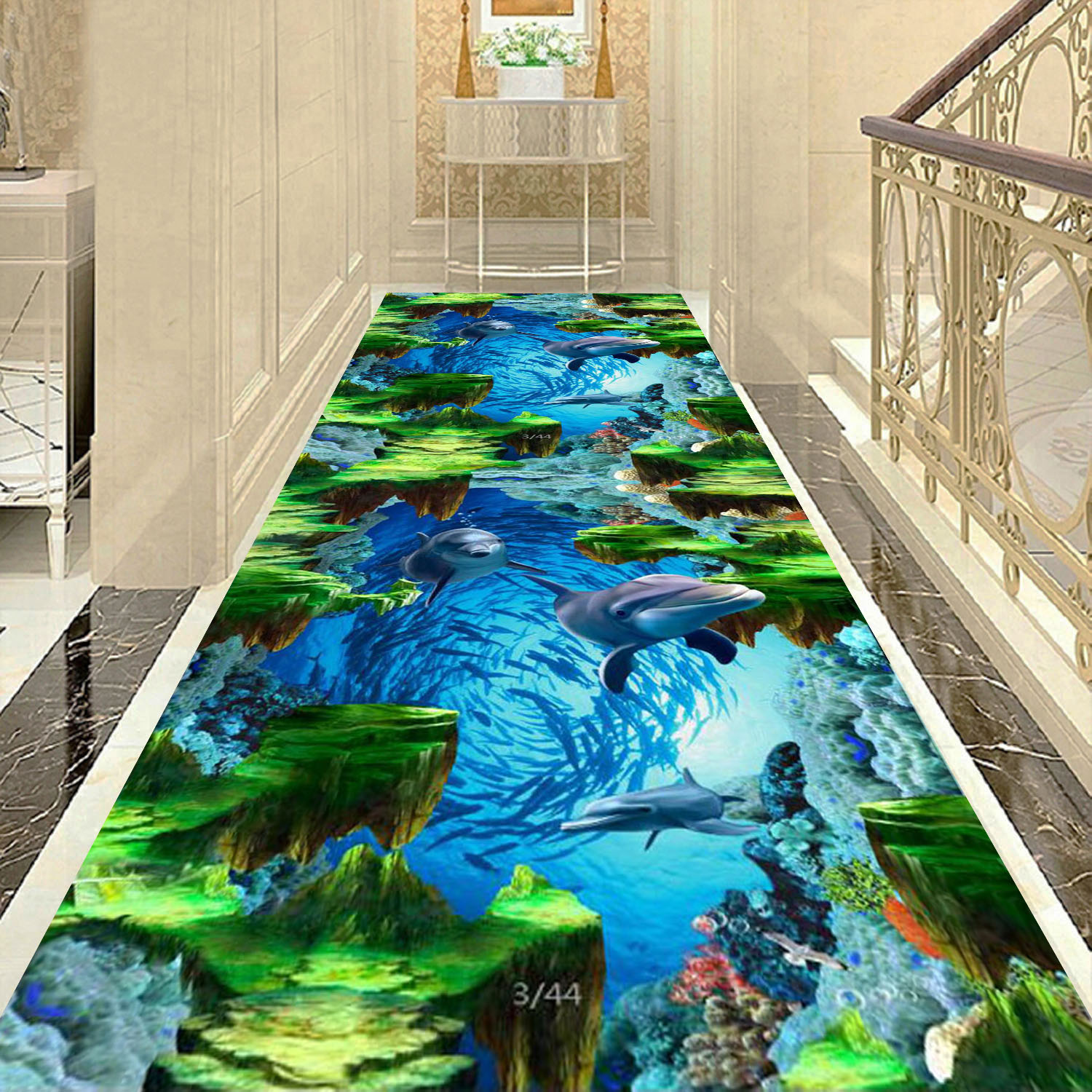 3D Printed Children&#039;s Carpet Living Room Coffee Table Sofa Leg Pads Bedroom Bedside Blanket Kitchen Foyer Non-Slip Carpet Floor Mat