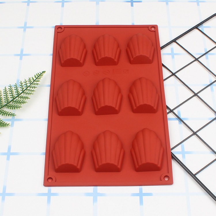 FDA 9 Even Madeline Silicone Cake Mold Shell Shape Biscuit Handmade Soap Baking Tool Factory Direct Sales FDA 9 Even Madeline Silicone Cake Mold Shell Shape Biscuit Handmade Soap Baking Tool Factory Direct Sales