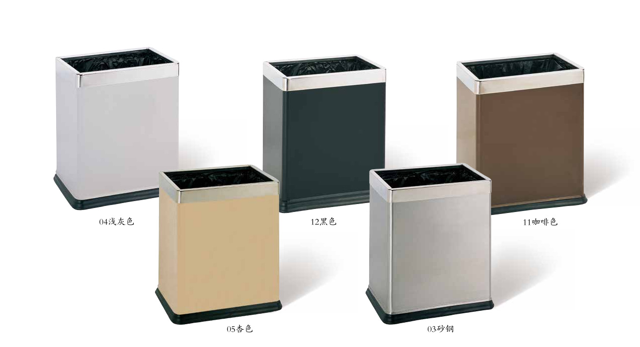 Rectangular Stainless Steel Room Barrel Double-Layer Room Barrel without Lid Flame Retardant Toilet Basket Barrel Office Storage Bucket Rectangular Stainless Steel Room Barrel Double-Layer Room Barrel without Lid Flame Retardant Toilet Basket Barrel Office Storage Bucket