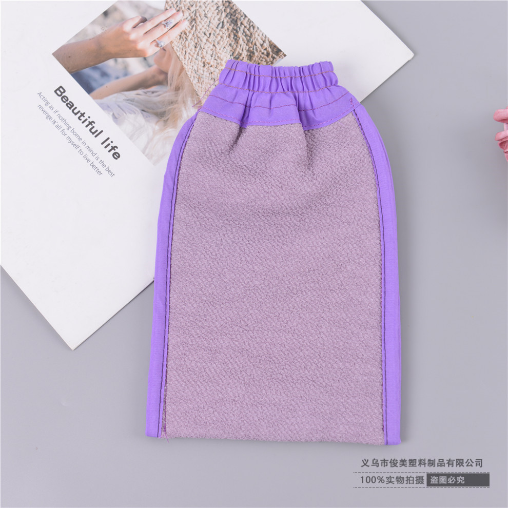 Bath Towel Double-Sided Men&#039;s and Women&#039;s Dual-Use Strong Rubbing Exfoliating Rub Back Bath Household Bath Towel Gloves