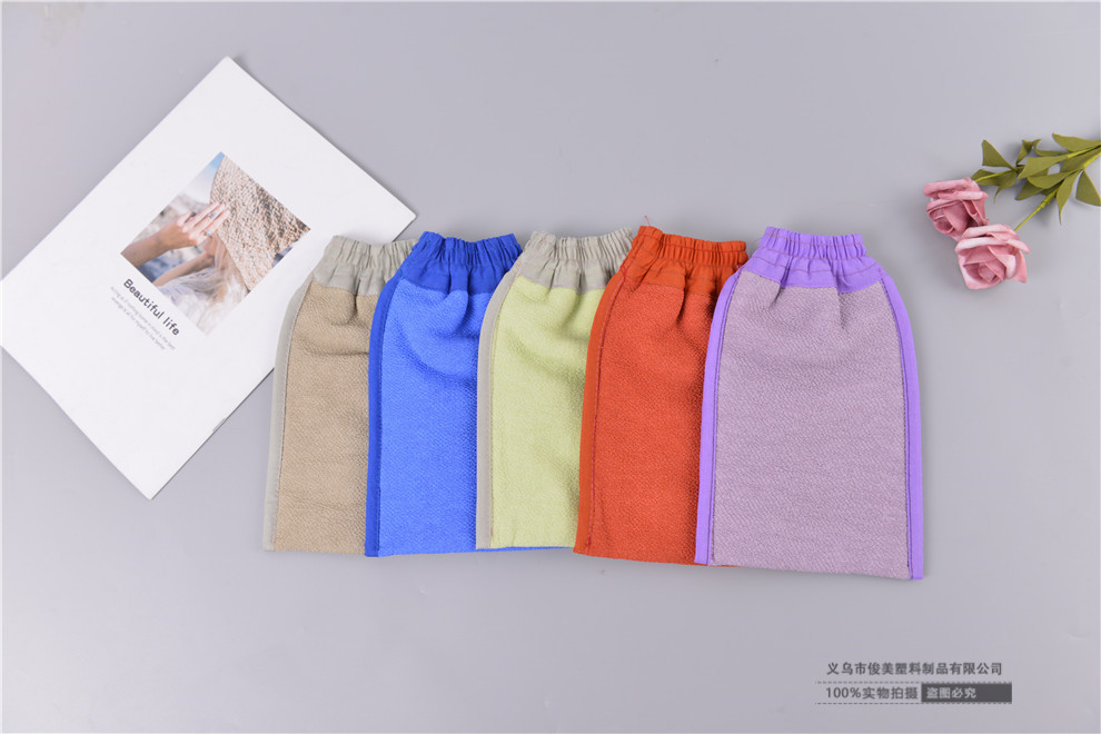 Bath Towel Double-Sided Men's and Women's Dual-Use Strong Rubbing Exfoliating Rub Back Bath Household Bath Towel Gloves