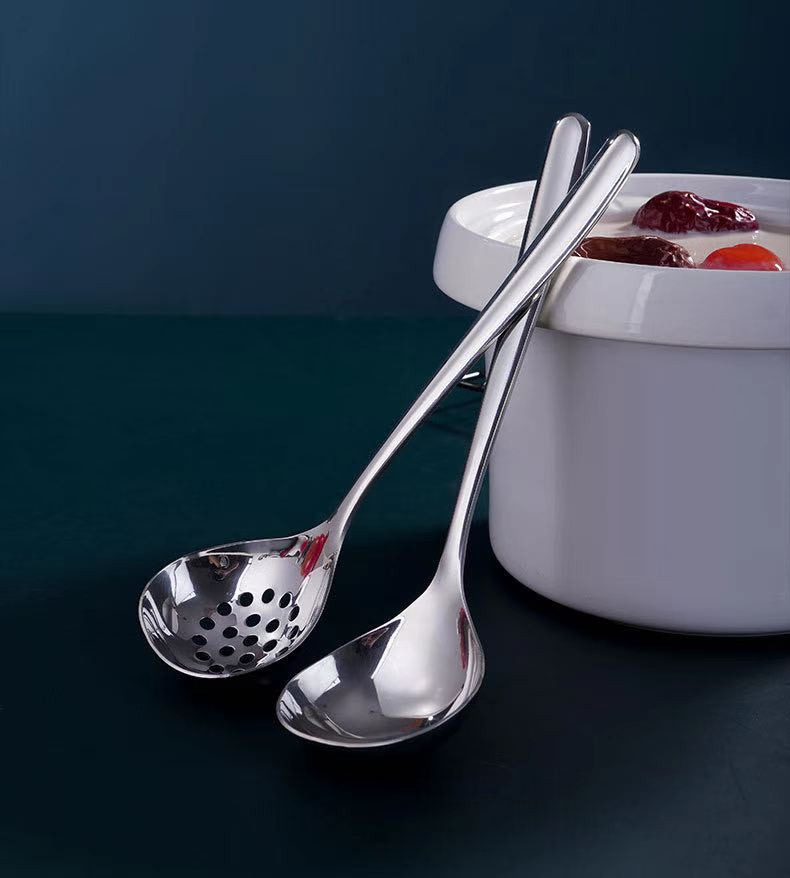 New Public Deepening Public Spoon Public Leakage Hot Pot Soup Ladle Hot Pot Colander Processing Customization