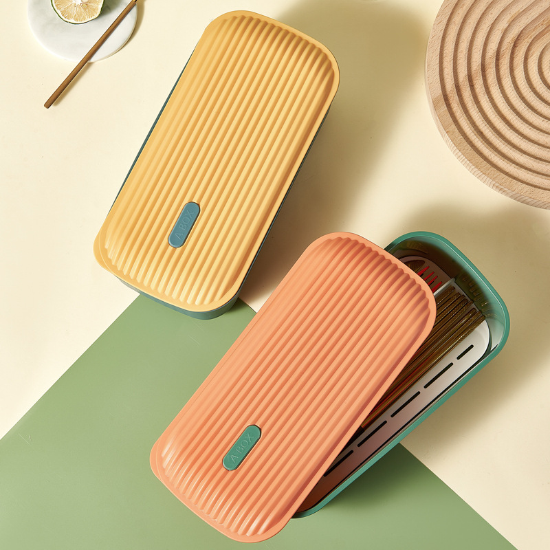 Mildew-Proof Storage Case Creative Drain Household Tableware Chopsticks Mildew-Proof Kuaizi Kitchen Spoon Storage Box Bucket Chopsticks