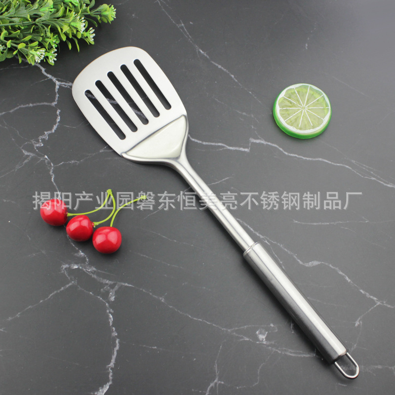 Stainless Steel Kitchenware Spatula Spatula Stainless Steel Soup Ladle Meal Spoon Promotional Gifts Kitchen Supplies 0.8mm