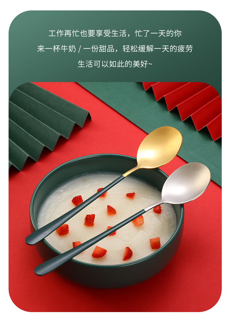 Stainless Steel Korean Spoon Thickened Home Ladle Eating Spoon Student Tableware Creative Trending Soup Spoon Spoon Stainless Steel Korean Spoon Thickened Home Ladle Eating Spoon Student Tableware Creative Trending Soup Spoon Spoon