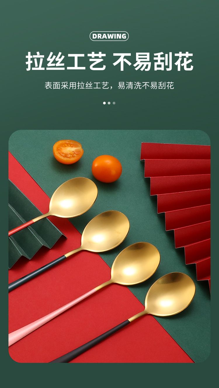 Stainless Steel Korean Spoon Thickened Home Ladle Eating Spoon Student Tableware Creative Trending Soup Spoon Spoon Stainless Steel Korean Spoon Thickened Home Ladle Eating Spoon Student Tableware Creative Trending Soup Spoon Spoon