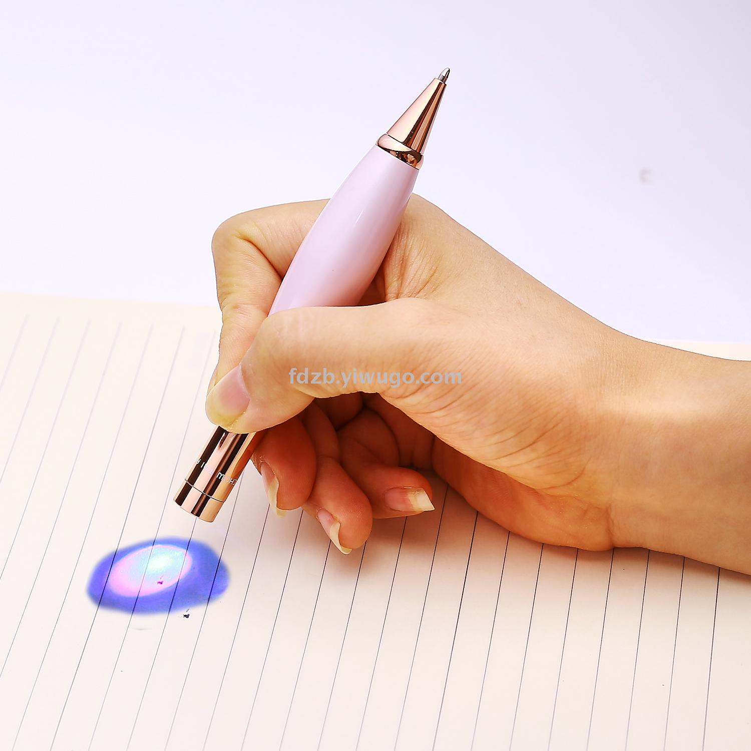 Creative laser money inspection ball point pen custom LOGO laser metal ball point pen Creative laser money inspection ball point pen custom LOGO laser metal ball point pen