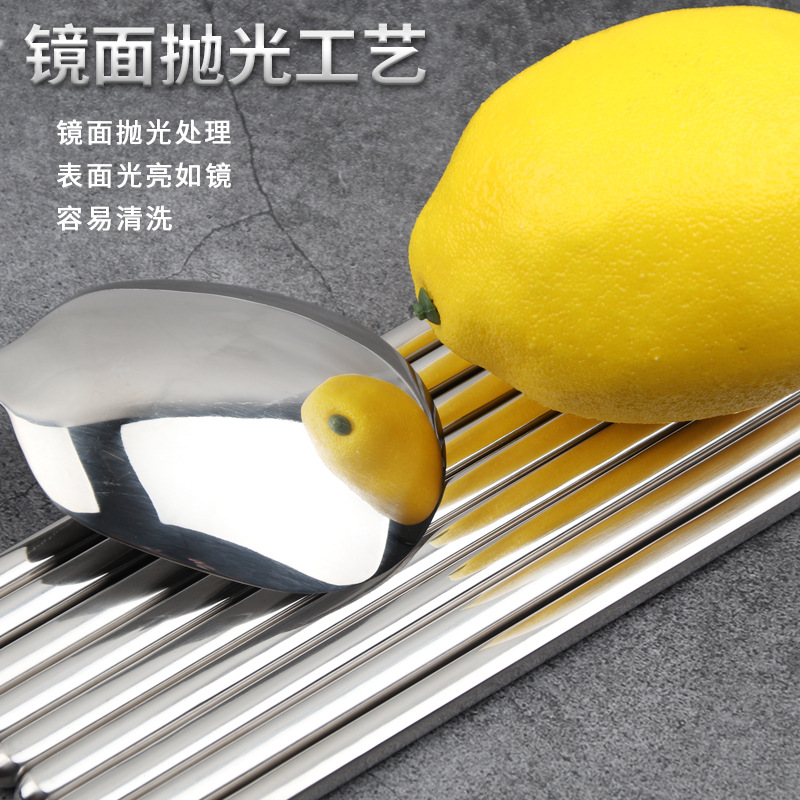 304 Stainless Steel Public Chopsticks Public Spoon Spoon Chopsticks Two-Piece Portable Tableware Set Logo Customization Factory Wholesale