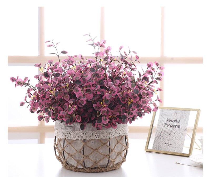 Factory in Stock Wholesale Flower Pot Artificial Plant Leaves Bunches of Green Plants Monstera Begonia Leaf Gold Money Leaf