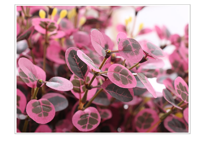 Factory in Stock Wholesale Flower Pot Artificial Plant Leaves Bunches of Green Plants Monstera Begonia Leaf Gold Money Leaf