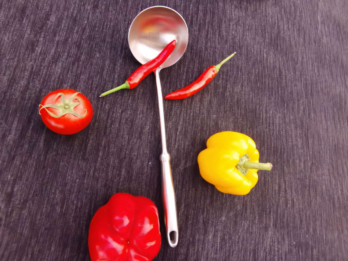 304 Stainless Steel Spoon Big Gourd Anti-Scald Non-Slip Kitchenware Soup Ladle Porridge Spoon