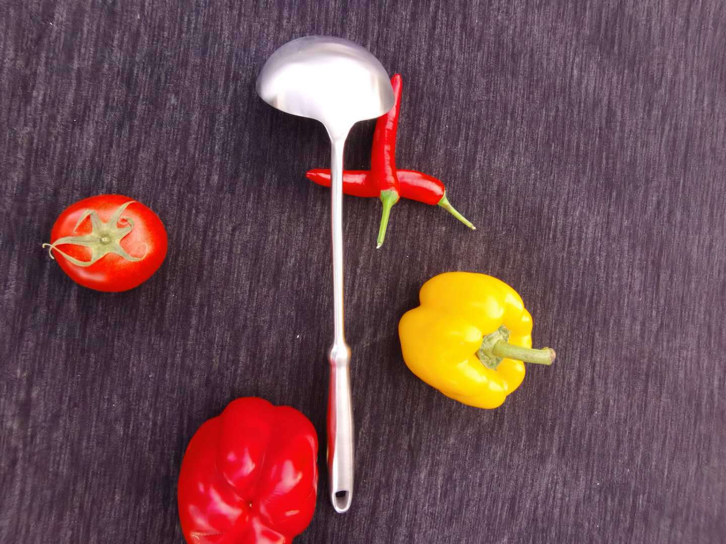 304 Stainless Steel Spoon Big Gourd Anti-Scald Non-Slip Kitchenware Soup Ladle Porridge Spoon