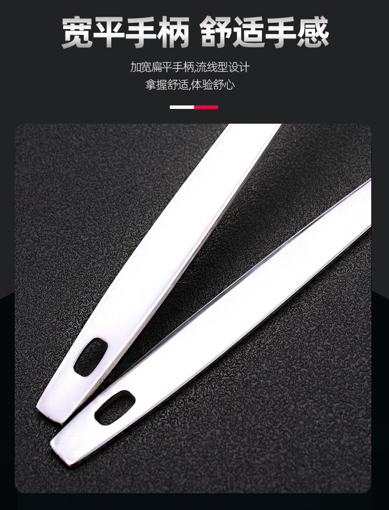 Long Handle Stainless Steel Soup Ladle Soup Ladle Leak Thickened Hot Pot Spoon Colander Household Kitchen Utensils Hotel Restaurant Supplies