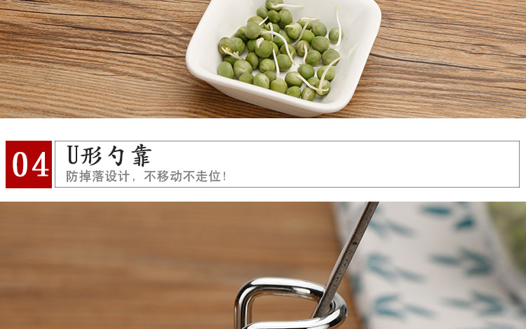 Stainless Steel Soup Ladle Spoon Holder Sub-Hot Pot Spoon Holder Ceramic Square Bowl Tableware Drainer Soup Ladle Rest Wholesale Stainless Steel Soup Ladle Spoon Holder Sub-Hot Pot Spoon Holder Ceramic Square Bowl Tableware Drainer Soup Ladle Rest Wholesale