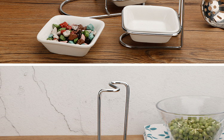 Stainless Steel Soup Ladle Spoon Holder Sub-Hot Pot Spoon Holder Ceramic Square Bowl Tableware Drainer Soup Ladle Rest Wholesale Stainless Steel Soup Ladle Spoon Holder Sub-Hot Pot Spoon Holder Ceramic Square Bowl Tableware Drainer Soup Ladle Rest Wholesale