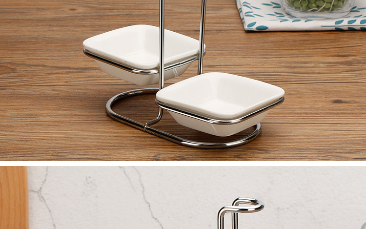 Stainless Steel Soup Ladle Spoon Holder Sub-Hot Pot Spoon Holder Ceramic Square Bowl Tableware Drainer Soup Ladle Rest Wholesale Stainless Steel Soup Ladle Spoon Holder Sub-Hot Pot Spoon Holder Ceramic Square Bowl Tableware Drainer Soup Ladle Rest Wholesale