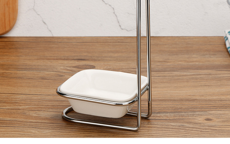 Stainless Steel Soup Ladle Spoon Holder Sub-Hot Pot Spoon Holder Ceramic Square Bowl Tableware Drainer Soup Ladle Rest Wholesale Stainless Steel Soup Ladle Spoon Holder Sub-Hot Pot Spoon Holder Ceramic Square Bowl Tableware Drainer Soup Ladle Rest Wholesale