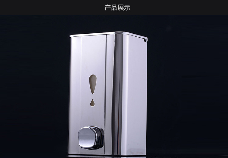 Hand sanitizer box manufacturer custom stainless steel 304 soap dispenser hotel single head soap dispenser