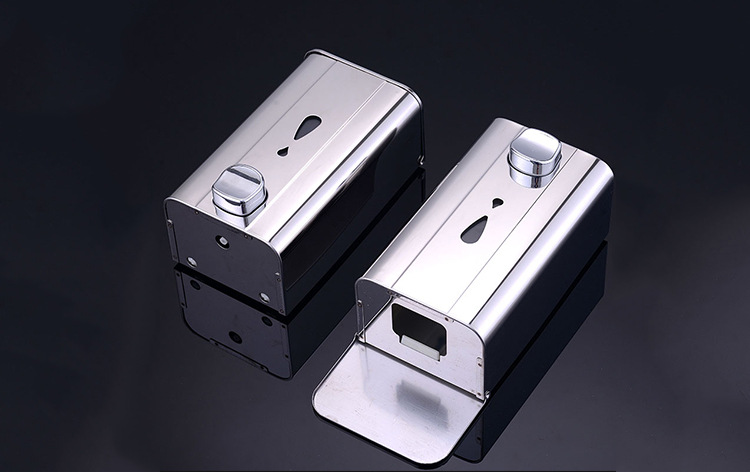 Hand sanitizer box manufacturer custom stainless steel 304 soap dispenser hotel single head soap dispenser