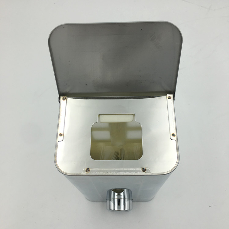 Hand sanitizer box manufacturer custom stainless steel 304 soap dispenser hotel single head soap dispenser