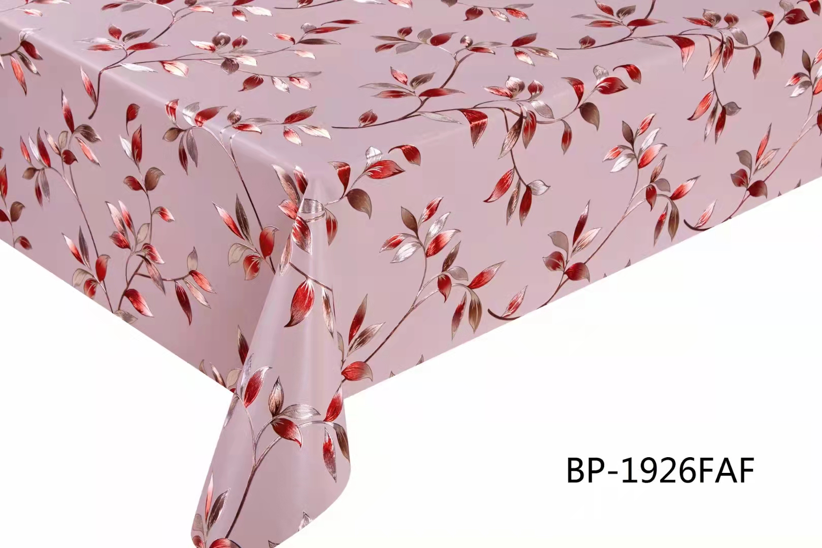 Flower Bronzing Waterproof Tablecloth Coffee Table TV Cabinet Bedside Table Flag Mat European PVC Tablecloth Full Roll Wholesale