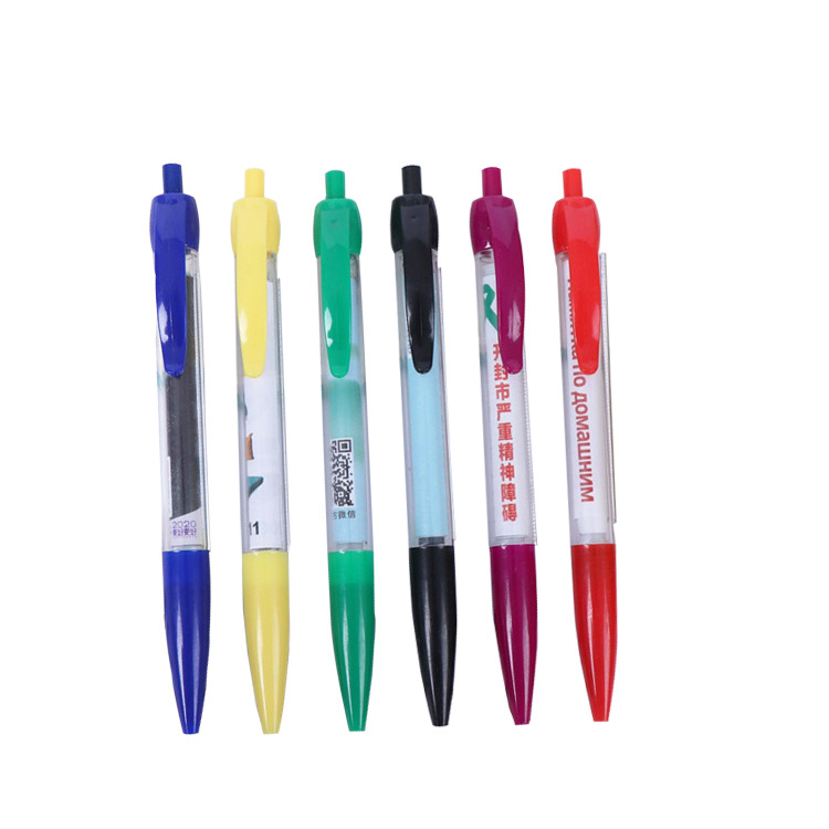 Factory Wholesale Advertising Plastic Ball-Pen, Trolley Pen, Drawable Pen, Banner Pen, Flag Pen Printing