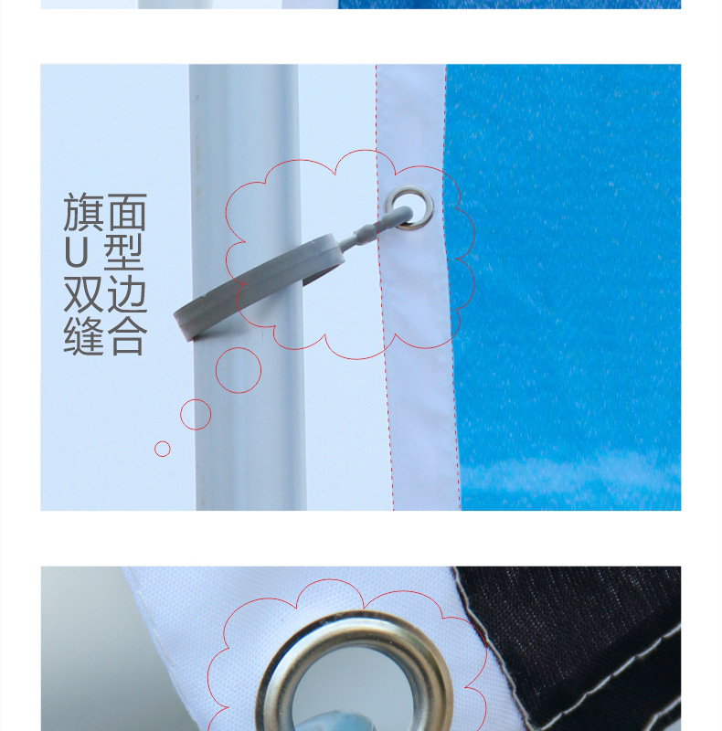 Outdoor Advertising Retractable Water Injection Flagpole Base 5 M 3.5 M Dao Qi Customized Aluminum Alloy Water Injection Flag Water Injection Flagpole Rod