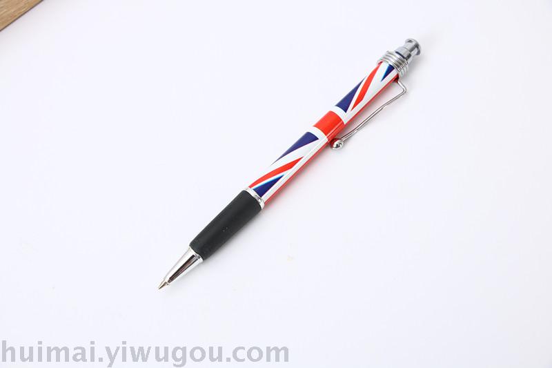 British flag union jack ball point pen press type 1.0 pen