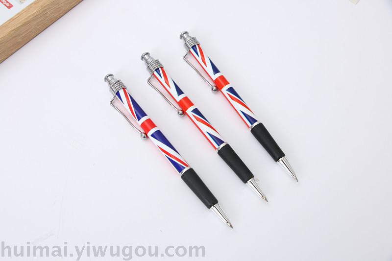 British flag union jack ball point pen press type 1.0 pen