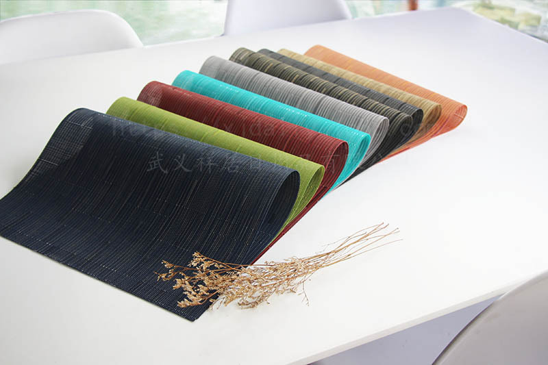 bamboo festival series PVC table mat tesla Lin table mat crossborder ecommerce hot style flag environmental protection